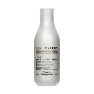 L'Oreal Professionnel Нейтралізувальний кремовий кондиціонер-сяйво Paris Serie Expert Silver Neutralising Conditioner для сірого та світлого волосся, 200 мл