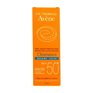 Avene Сонцезахисний крем Solaires Cleanance Sunscreen SPF50+ для жирної шкіри, 50 мл