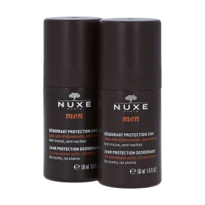 Nuxe Набор Men 24hr Protection Deodorant мужской шариковый дезодорант, 2х50 мл