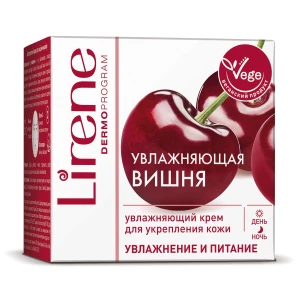 Lirene Крем для обличчя Зволожувальна вишня, зволоження та живлення, 50 мл