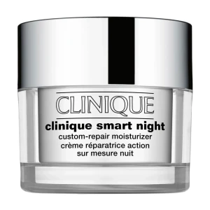 Clinique Нічний крем для обличчя Smart Night Custom-Repair Moisturizer для комбінованої шкіри схильної до жирності, 50 мл