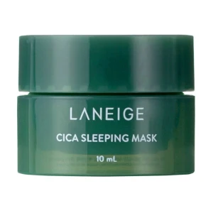 Ночная маска для лица с экстрактом центеллы азиатской - Laneige Cica Sleeping Mask, мини, 10 мл