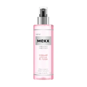 Mexx Парфюмированный спрей для тела Whenever Wherever Casual Citrus & Rose женский, 250 мл