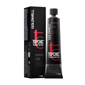 Goldwell Стойкая профессиональная краска для волос Topchic Permanent Hair Color 11-A Special Ash Blonde, 60 мл