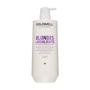 Goldwell Шампунь Dualsenses Blondes & Highlights Anti-Yellow Shampoo нейтралізація жовтизни, для освітленого волосся, 1 л