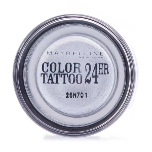 Maybelline New York Кремовые тени для век Color Tattoo 24HR by EyeStudio 50 Eternal Silver, 4.5 г