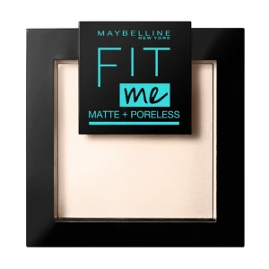 Maybelline New York Матувальна компактна пудра для обличчя Fit Me! Matte + Poreless 104 Soft Ivory, 9 г