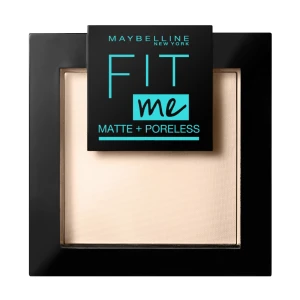 Maybelline New York Матирующая компактная пудра для лица Fit Me! Matte + Poreless 120 Classic Ivory, 9 г