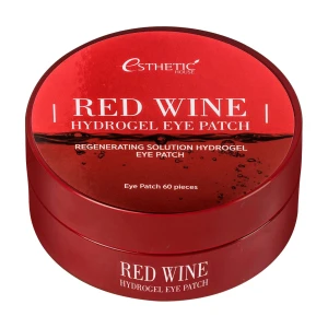 Гидрогелевые патчи для кожи вокруг глаз с экстрактом красного вина - Esthetic House Red Wine Hydrogel Eye Patch, 60 шт