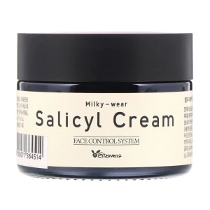 Elizavecca Салициловый крем для лица Sesalo Milky-wear Salicyl Cream с эффектом пилинга, 50 мл