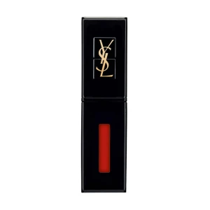 Yves Saint Laurent Кремовий лак для губ Vernis A Levres Vinyl Cream 406 Orange Electro, 5.5 мл