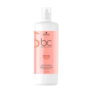 Schwarzkopf Professional Відновлювальний шампунь BC Bonacure Peptide Repair Rescue Micellar Shampoo для тонкого та нормального волосся, 1 л