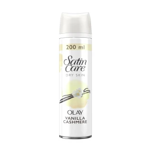 Gillette Жіночий гель для гоління Satin Care Dry Skin Olay Vanilla Cashmere, 200 мл