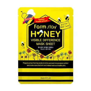 FarmStay Тканинна маска для обличчя Farm Stay Visible Difference Mask Sheet Honey з медом, 23 мл