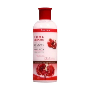 FarmStay Зволожувальна емульсія для обличчя Visible Difference Moisture Emulsion Pomegranate з екстрактом гранату, 350 мл