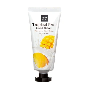 FarmStay Крем для рук Tropical Fruit Hand Cream Mango з екстрактом манго, 50 мл