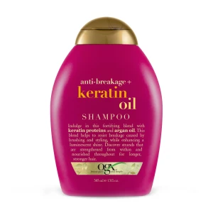 OGX Шампунь против ломкости волос Anti-Breakage + Keratin Oil Shampoo с кератиновым маслом, 385 мл