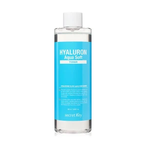 Гіалуроновий тонер для обличчя зволожуючий - Secret Key Hyaluron Aqua Soft Toner, 500 мл