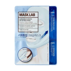 The Face Shop Двухступенчатая увлажняющая тканевая маска для лица Mask.Lab Ultra Moisturizing Lift Up Face Mask с лифтинг-эффектом, 28 мл