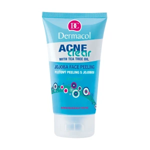 Dermacol Пилинг для лица Acne Clear Jojoba Face Peeling с маслом жожоба, для проблемной кожи, 150 мл