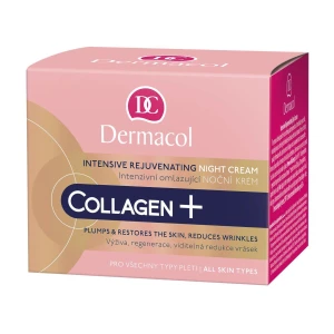 Dermacol Нічний крем для обличчя Collagen+ Intensive Rejuvenating Night Cream, 50 мл