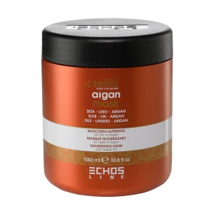 Echosline Маска для волос Seliar Argan Mask питательная с аргановым маслом, 1000 мл