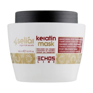 Echosline Маска для волос Seliar Keratin Mask с кератином, 500 мл