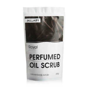Hillary Парфумований скраб для тіла Perfumed Oil Scrub Royal, 200 г