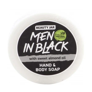 Beauty Jar Парфюмированное мыло Men in Black с ароматом мужских духов Boss, 80 г