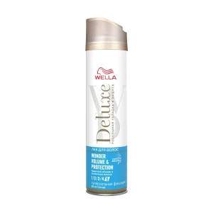 WELLA Лак для волосся Deluxe Wonder Volume&Protection суперсильна фіксація, 250 мл