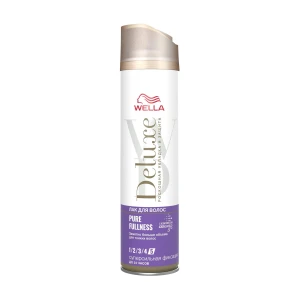 WELLA Лак для тонких волос Deluxe Pure Fulness Объем, суперсильная фиксация, 250 мл