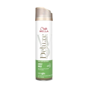 WELLA Лак для волос Deluxe Lively Hold экстрасильная фиксация, 250 мл