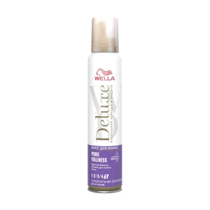 WELLA Мусс для тонких волос Deluxe Pure Fulness Объем, суперсильная фиксация, 200 мл
