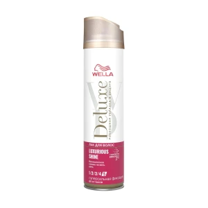 WELLA Лак для волос Deluxe Luxurious Shine суперсильная фиксация, 250 мл