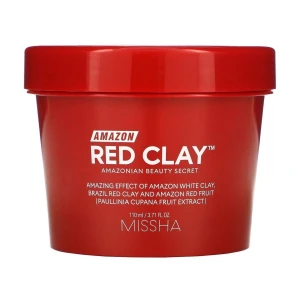 Missha Маска для обличчя Amazon Red Clay Pore Mask на основі червоної глини, 110 мл