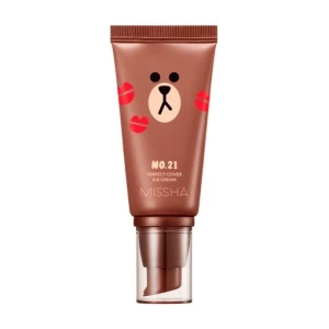 Missha BB-крем для лица M Perfect Cover BB Cream SPF42 PA+++ Line Friends Edition, 50 мл