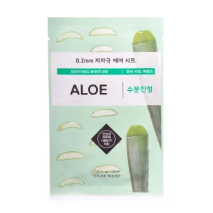 Etude House Тканинна маска для обличчя Therapy Air Mask Aloe c екстрактом алое, 20 мл