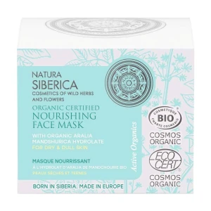 NATURA SIBERICA Маска для лица питательная Organic Certified Nourishing Face Mask для сухой и тусклой кожи, 50 мл