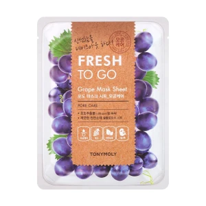 Tony Moly Тканинна маска для обличчя Fresh To Go Mask Sheet Grape з виноградом, 22 г