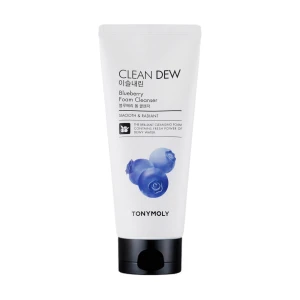 Tony Moly Очищаюча пінка для вмивання Clean Dew Blueberry Foam Cleanser з чорницею, 180 мл