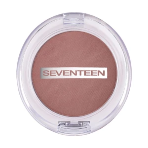 Seventeen Компактные румяна для лица Natural Matte Silky Blusher 16 Sweet Brown, 5 г