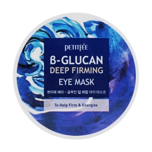 PETITFEE & KOELF Зміцнювальні патчі для шкіри навколо очей B-Glucan Deep Firming Eye Mask з бета-глюканом, 60 шт
