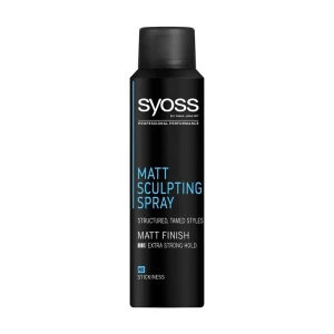SYOSS Матирующий спрей для укладки волос Matt Sculpting Spray фиксация 5 (экстрасильная), 150 мл