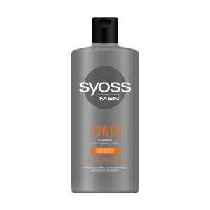 SYOSS Чоловічий шампунь Men Power Shampoo, для нормального волосся, 440 мл