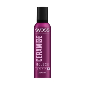 SYOSS Мусс для волос Ceramide Complex фиксация 5 (максимально сильная), 250 мл