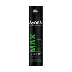 SYOSS Лак для волос Max Hold Hairspray фиксация 5 (максимально сильная), 400 мл
