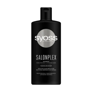 SYOSS Шампунь Salonplex для виснаженого та пошкодженого волосся, з квіткою сакури, 440 мл