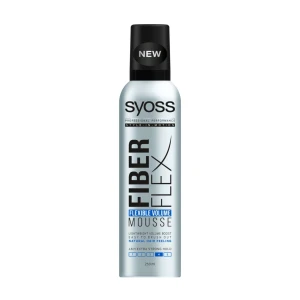 SYOSS Мусс для волос Fiber Flex Flexible Volume Mousse фиксация 4 (экстрасильная), 250 мл
