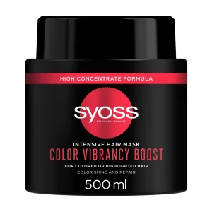 SYOSS Интенсивная маска Color Vibrancy Boost, для окрашенных волос, 500 мл