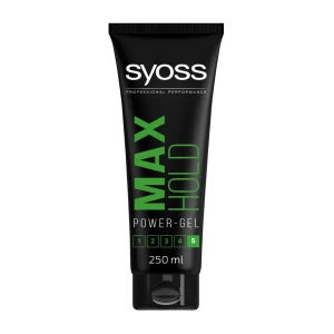 SYOSS Гель для укладки волос Max Hold Power-Gel фиксация 5, 250 мл